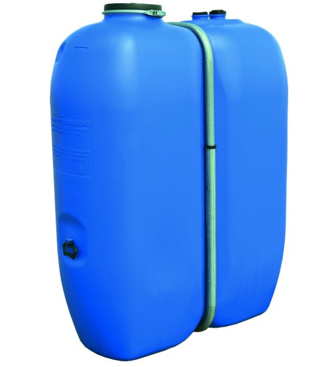 Cuve IBC 1000L reconditionnée, récupérateur d'eau de pluie - BIG